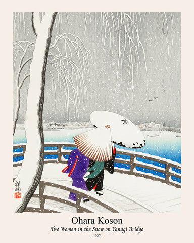 Ohara Koson - Two Women in the Snow