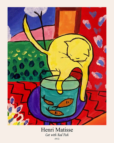 Henri Matisse - Cat With Red Fish No2