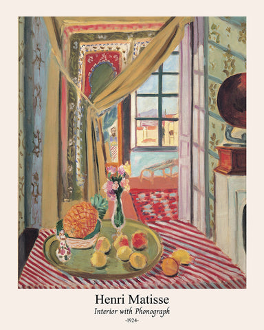 Henri Matisse - Interior with Phonograph No2