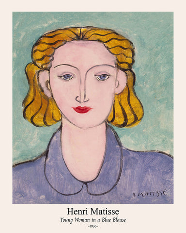 Henri Matisse - Young Woman in Blue Blouse