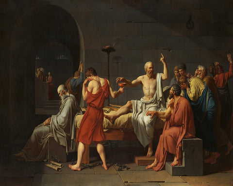 Jacques-Louis David - Death of Socrates