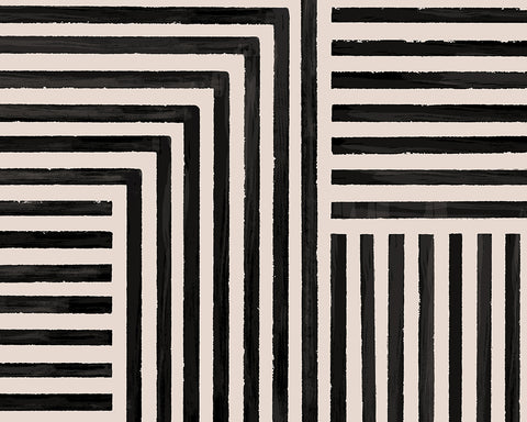 Geometric Line Drawing No1