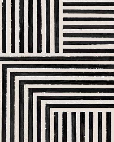 Geometric Line Drawing No2