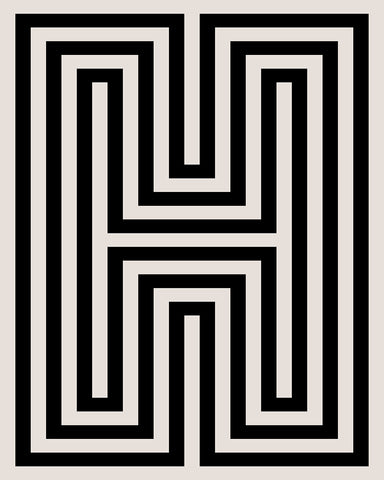 Abstract Letter H
