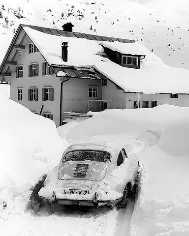 Car Stuck in Snow
