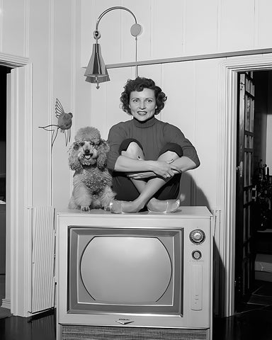 Betty with Poodle