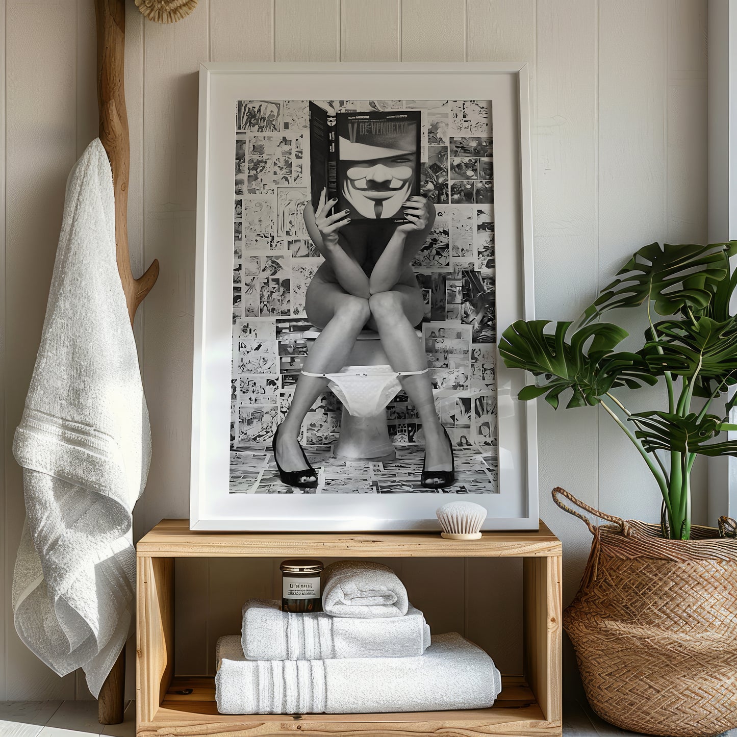Girl on Toilet