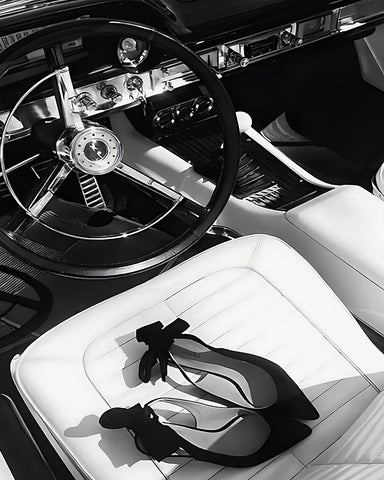 High Heels on Driver's Seat