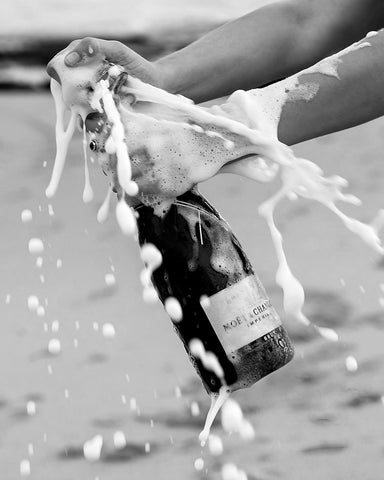 Popping Champagne Bottle