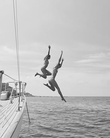 Jumping Off a Boat