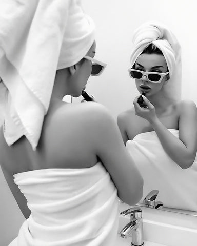 Woman in Towel