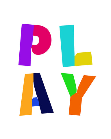 Play Rainbow Typography