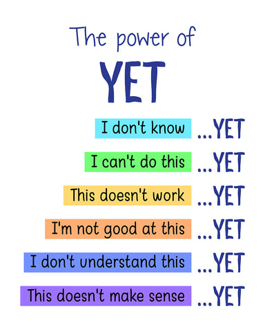 The Power of Yet