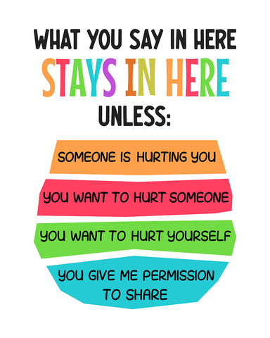 What You Say In Here