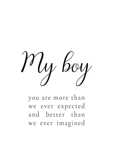 My Boy
