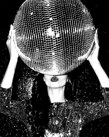 Woman & Disco Ball