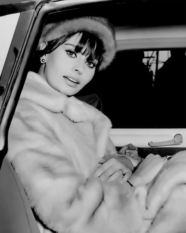 Sophia in Car
