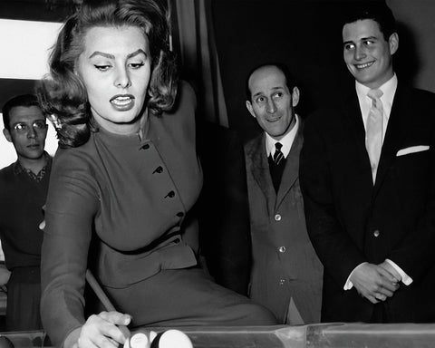 Sophia Playing Pool