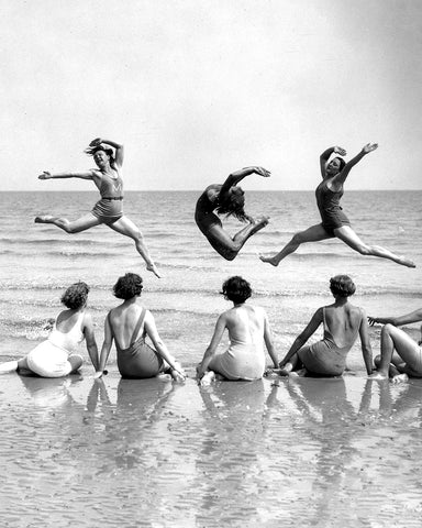 Women Dancing on Beach