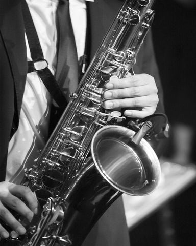 Saxophonist with Saxophone