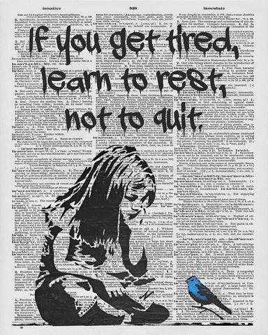 Learn to Rest Not To Quit No1