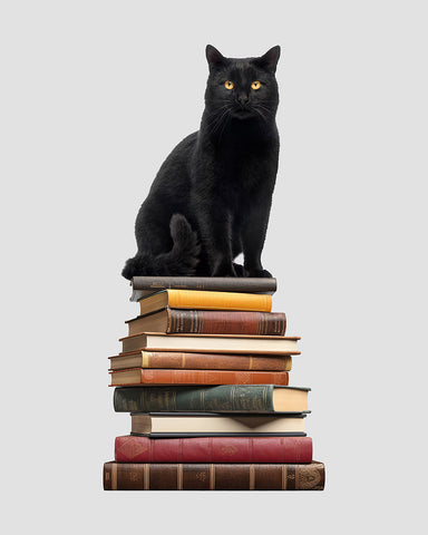 Cat & Books