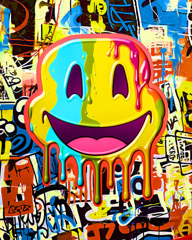 Melting Smiley Face