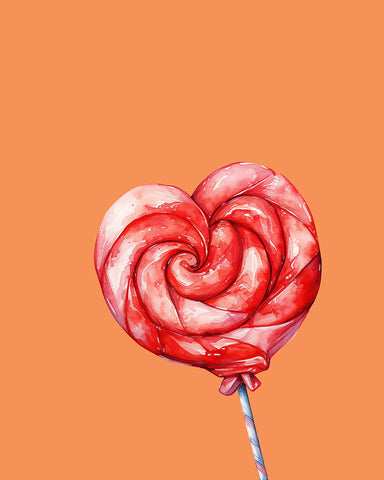 Heart Lollipop