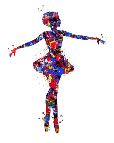 Watercolor Ballerina