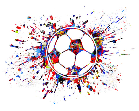 Watercolor Soccer Ball