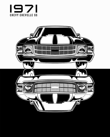 Classic Car Silhouette No1