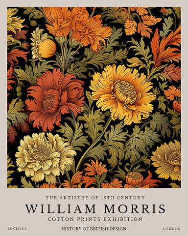 William Morris - Blooming Flowers