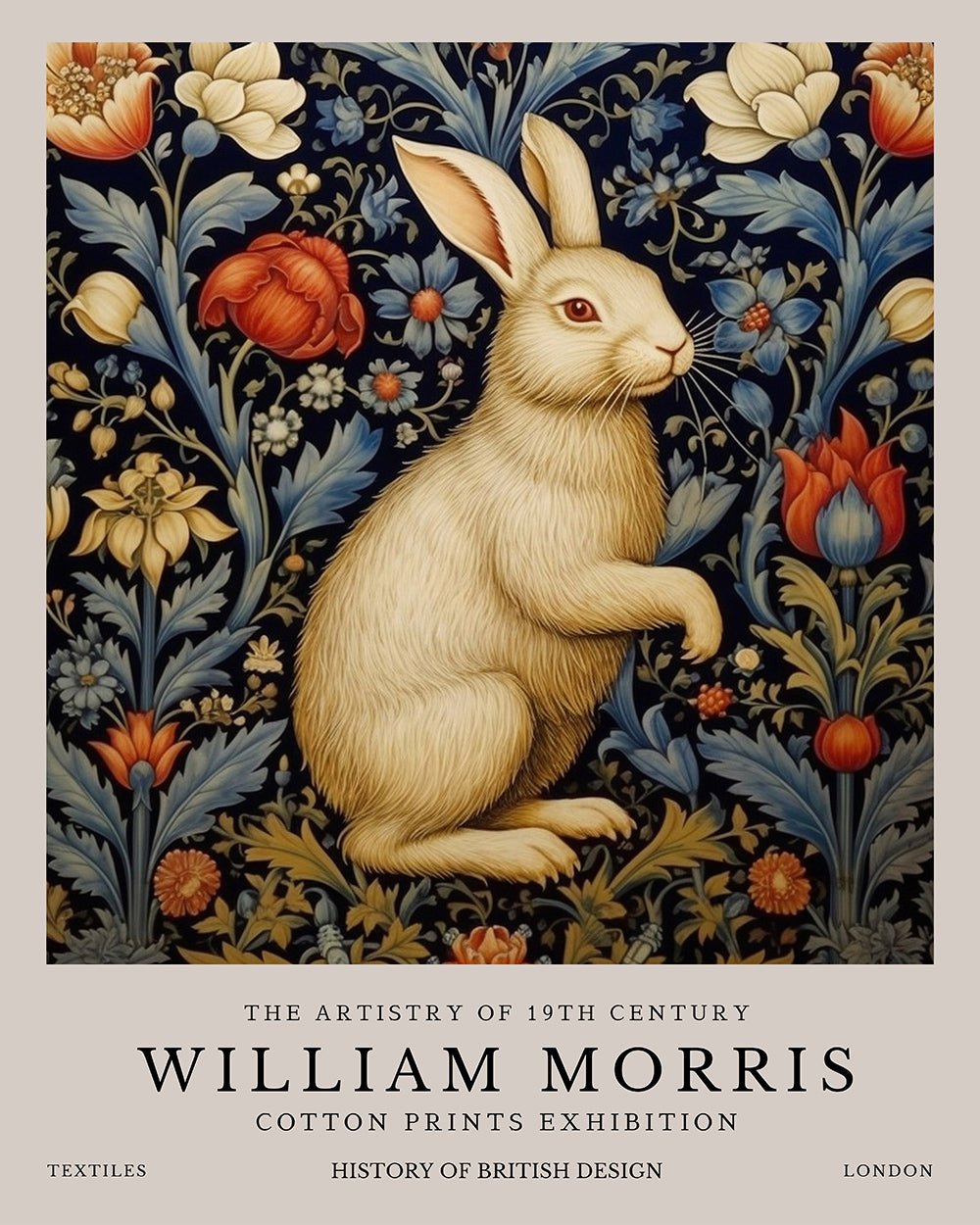 William Morris - White Rabbit No1 – Poster Master