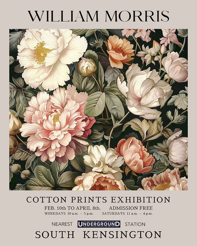 William Morris - Pink Peonies