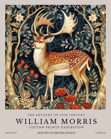 William Morris - Reindeer No1