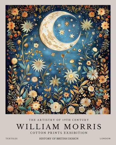 William Morris - Moon & Stars No3