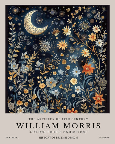 William Morris - Moon & Stars No2