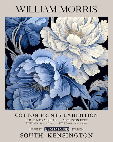 William Morris - Blue Floral