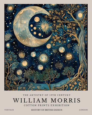 William Morris - Moon & Stars No4