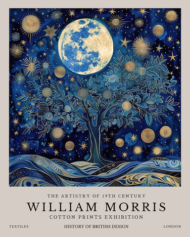 William Morris - Moon & Stars No5