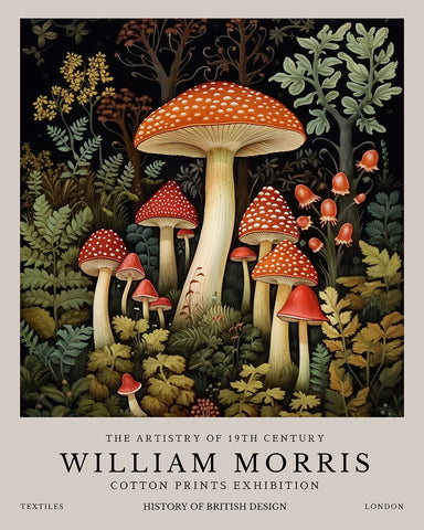 William Morris - Mushrooms No2