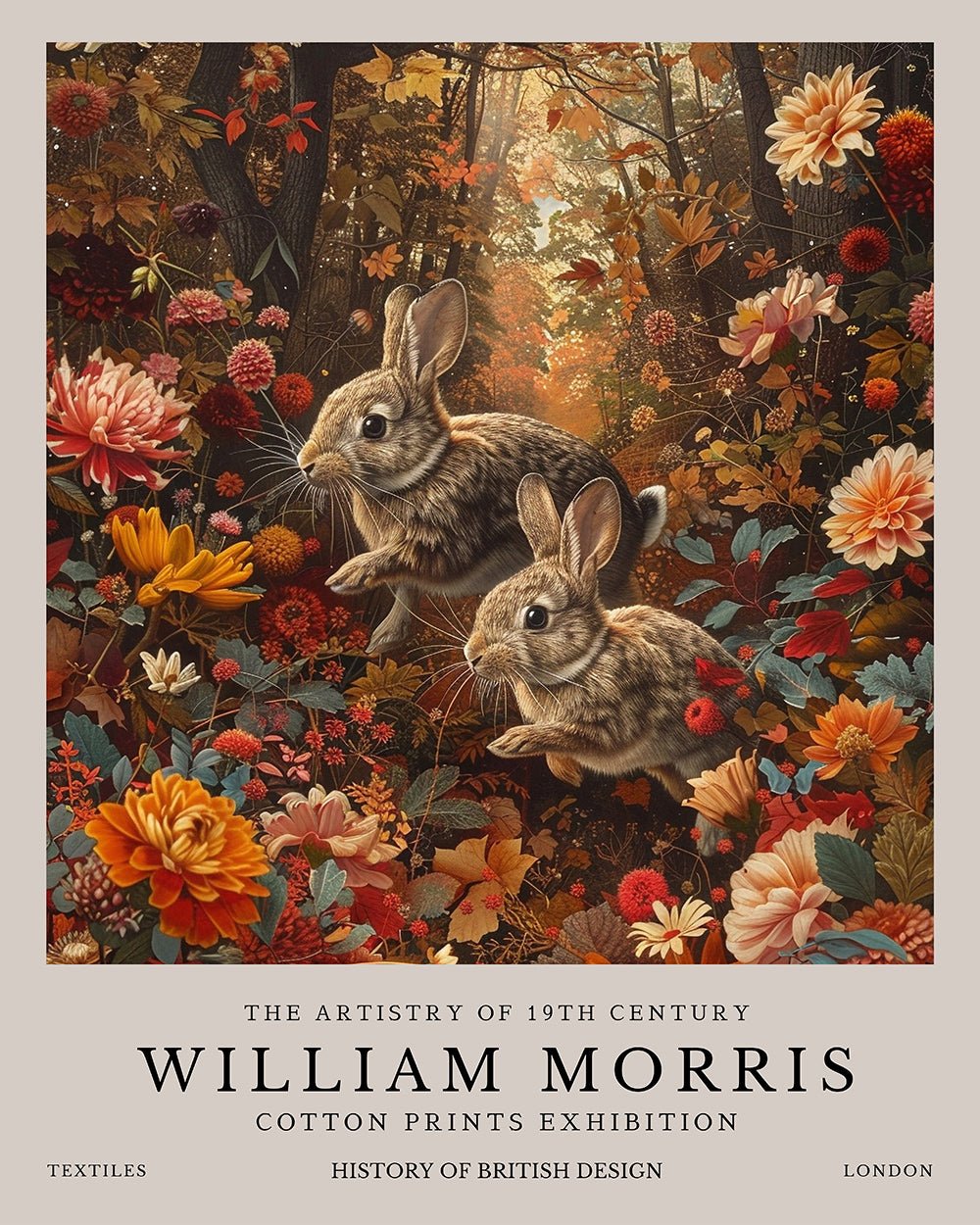 William Morris - Bunnies – Poster Master