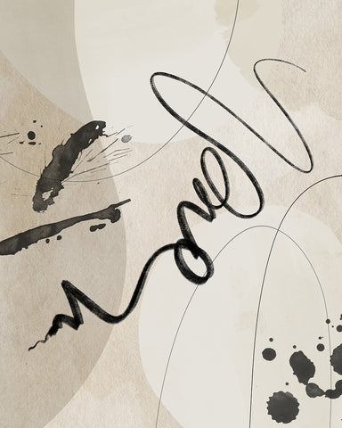 Black Ink Calligraphy