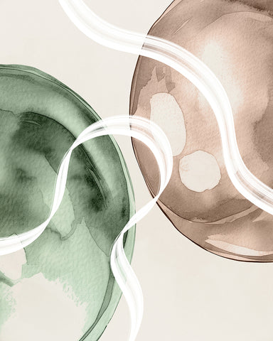 Watercolor Circles No6