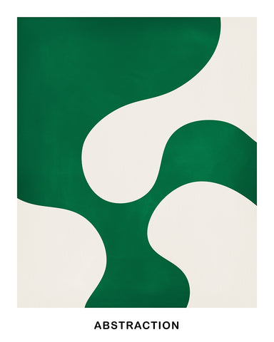 Emerald Green Abstraction