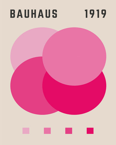 Bauhaus - Pink Circles