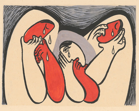 Mikulas Galanda - Crying Women