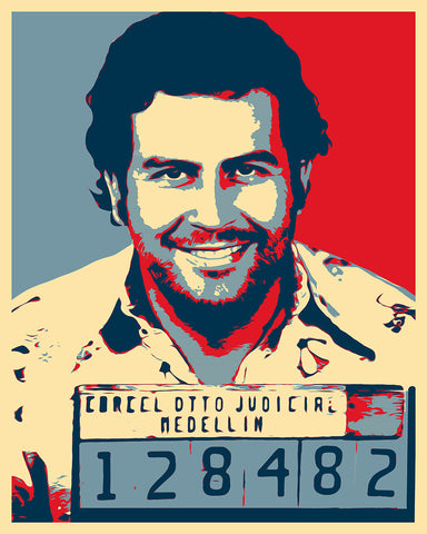 Pablo Escobar Mugshot No2