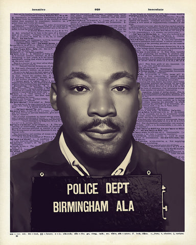 Martin Luther King Mugshot No2