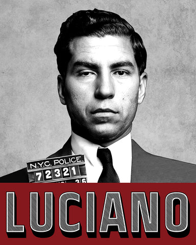 Lucky Luciano Portrait